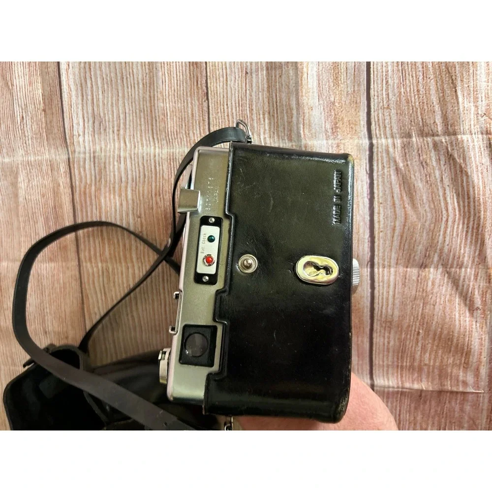 Vintage camera and case